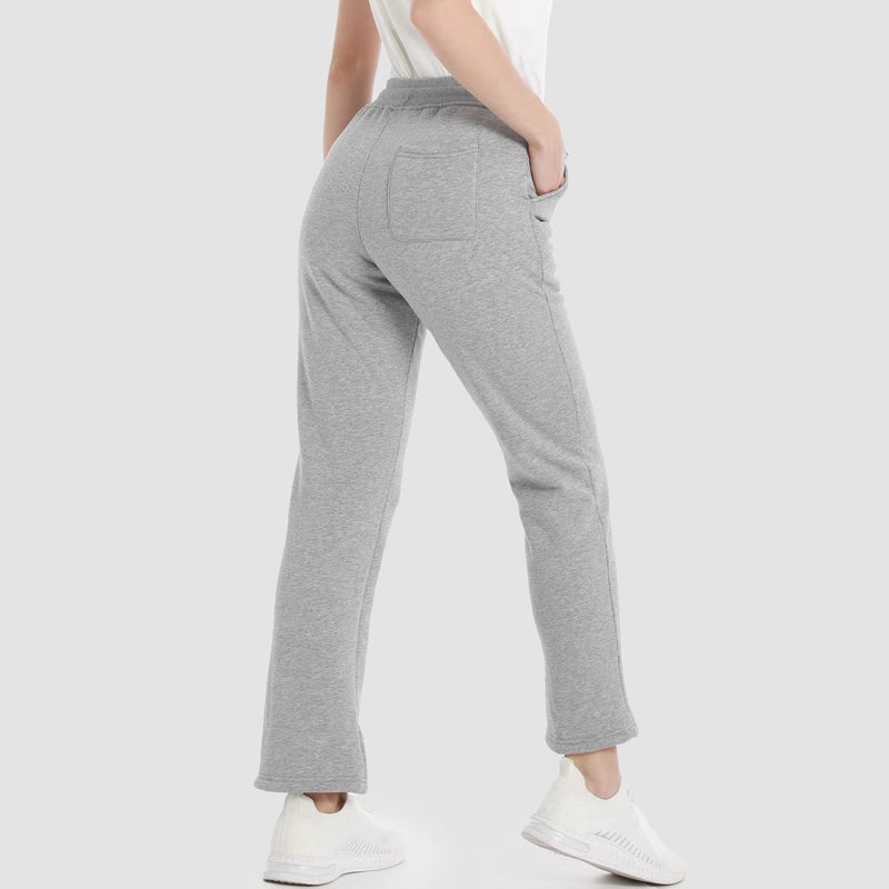Women's Warm Sherpa Lined Jogger Pants with 3 Pockets 7