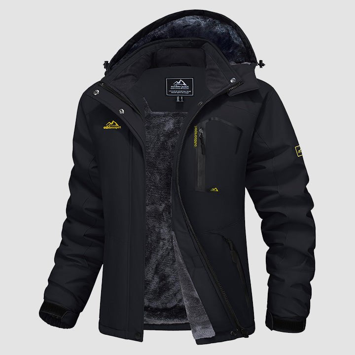 Women's Water-Resistant Fleece Ski Jacket with 4 Pockets 14