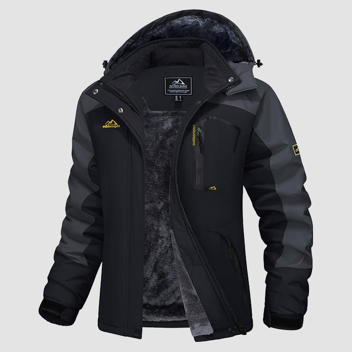 Women's Water-Resistant Fleece Ski Jacket with 4 Pockets 15