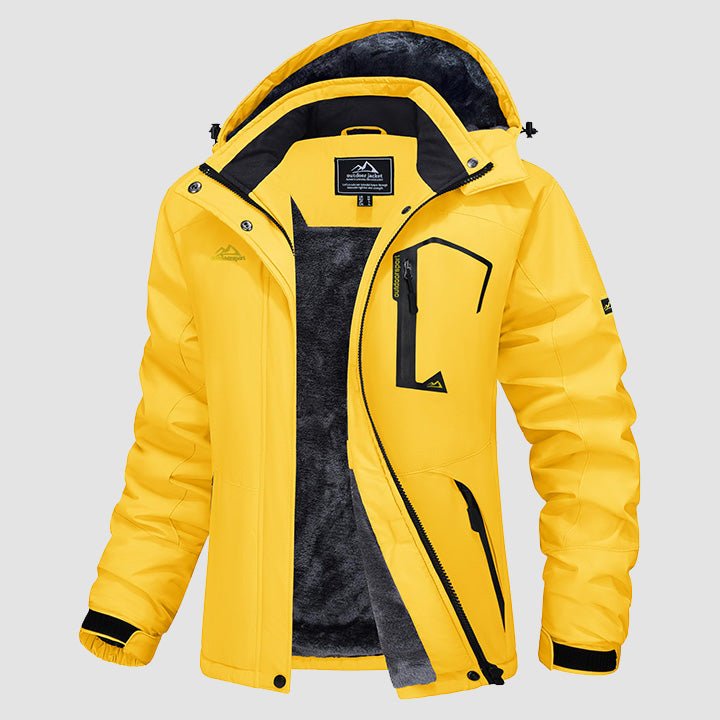 Women's Water-Resistant Fleece Ski Jacket with 4 Pockets 20