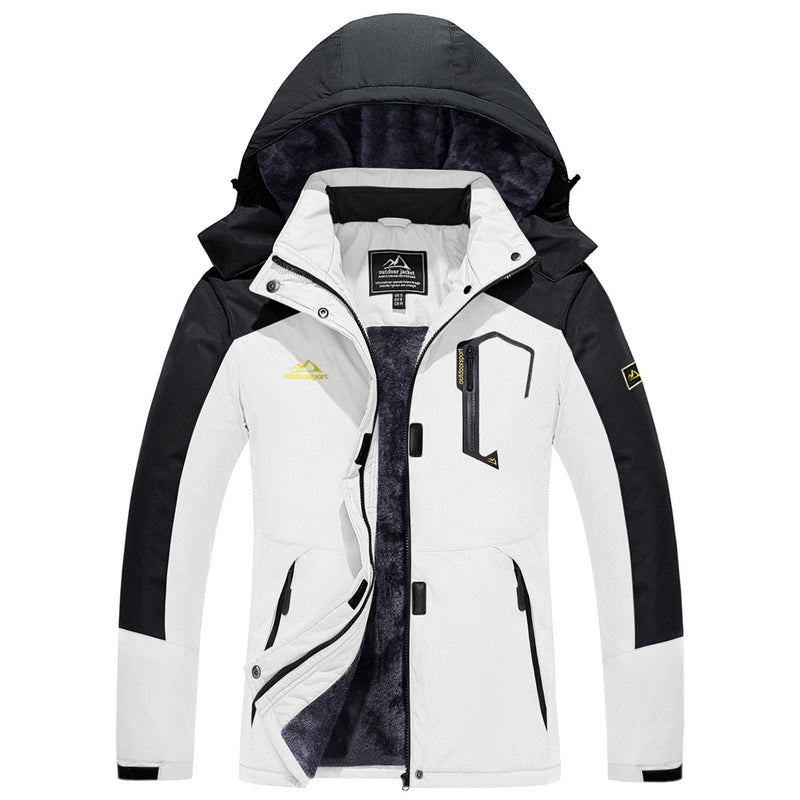 Women's Water-Resistant Fleece Ski Jacket with 4 Pockets 7