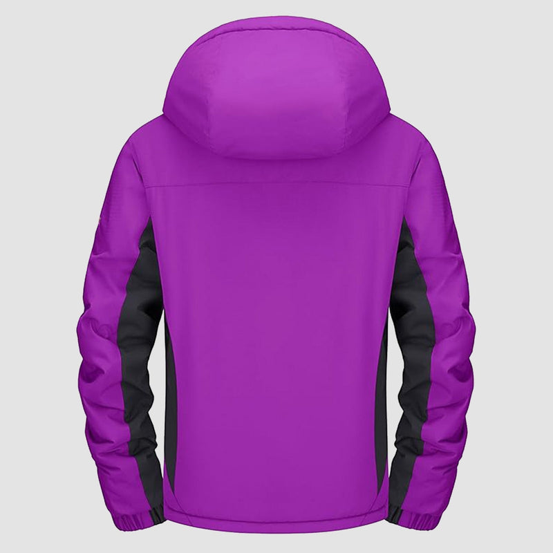 Women's Waterproof Fleece-Lined Ski Jacket with Hood 6