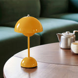 MoonGlow LED table lamp in yellow