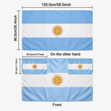 World Cup Argentina Flag Banner Sports Fan Soccer