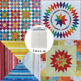Quilting Cutting Ruler with Non-Slip Grip – 35×20cm, Cuts 6 Fabric Layers & Ambidextrous