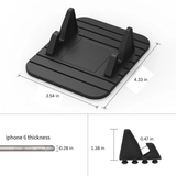 Non-Slip Phone Holder – Dashboard Car Mount, Silicone Grip & Home Stand