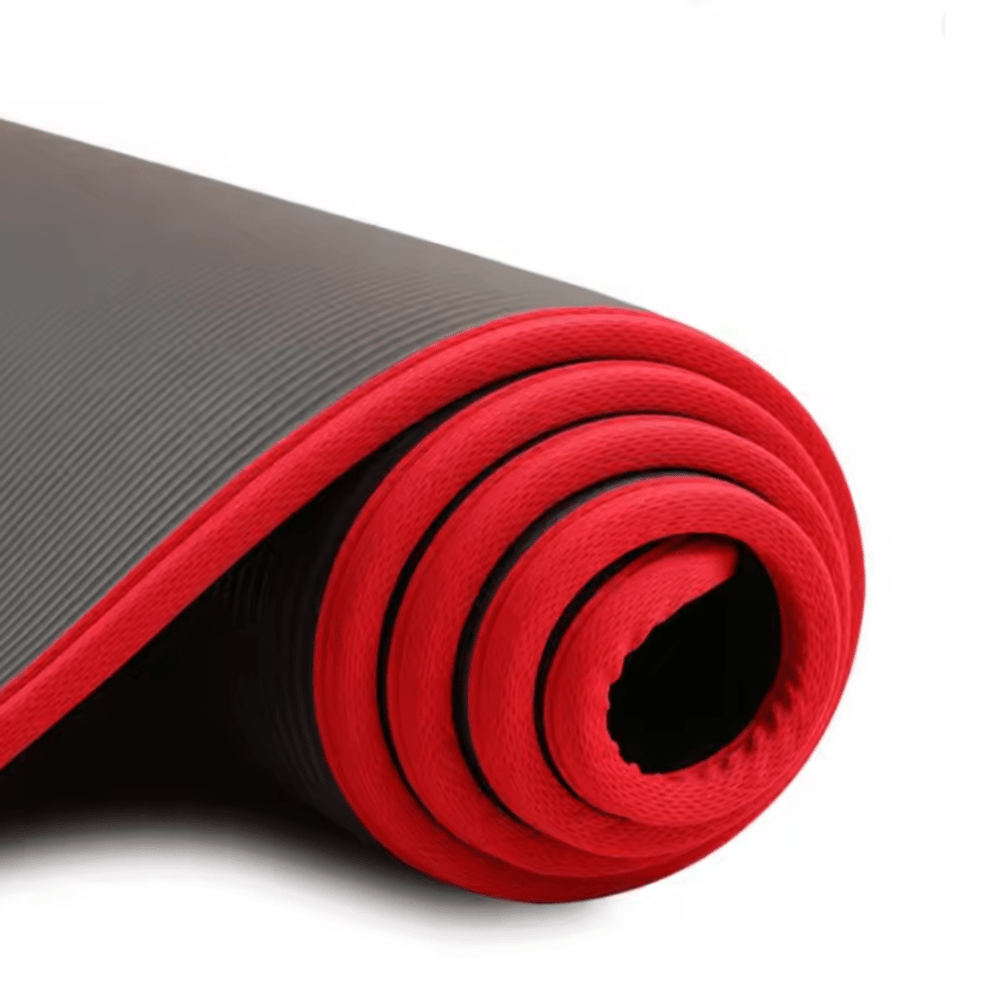 Extra Thick Yoga Mat 1cm – Non-Slip, 183×61cm & 4 Colors with Carry Bag