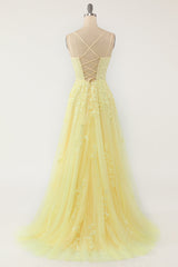 Victoria – Fashionable Tulle Ball Gown with Appliqués