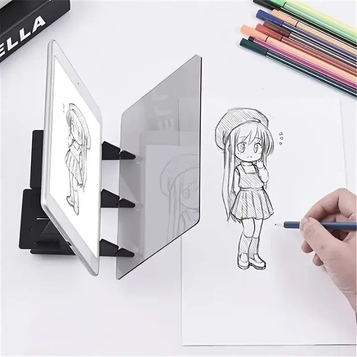 Enhanced Product Title: "Zeichenreflektor für Handy & Tablet - Hochwertiger Reflektor für kreative Zeichnungen und Skizzen" 

This title includes keywords that potential customers might search for, while also providing more context about the product's use