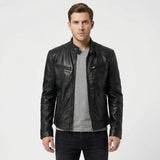 Karl - Timeless Short Coat with Stand-Up Collar