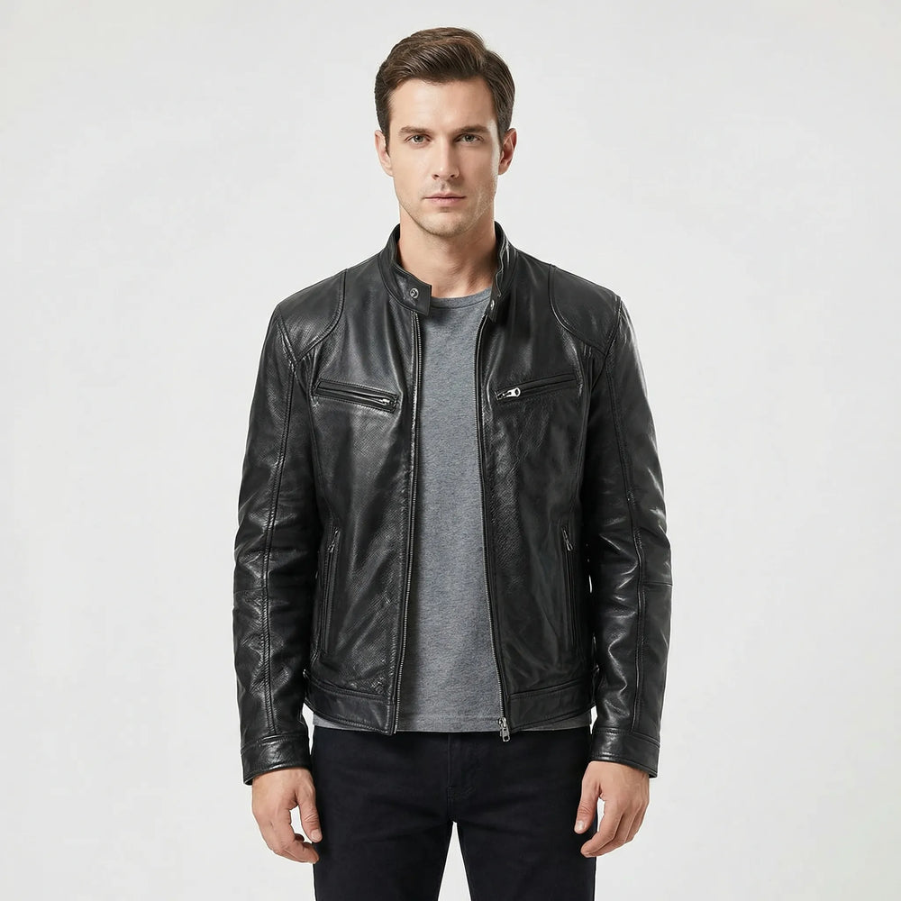 Karl - Timeless Short Coat with Stand-Up Collar