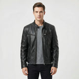 Karl - Timeless Short Coat with Stand-Up Collar