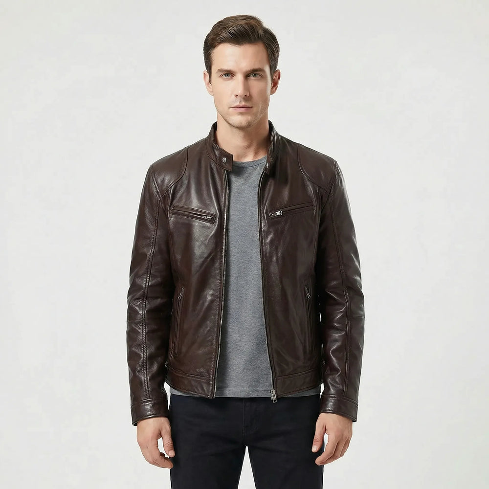 Karl - Timeless Short Coat with Stand-Up Collar