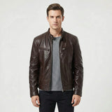 Karl - Timeless Short Coat with Stand-Up Collar