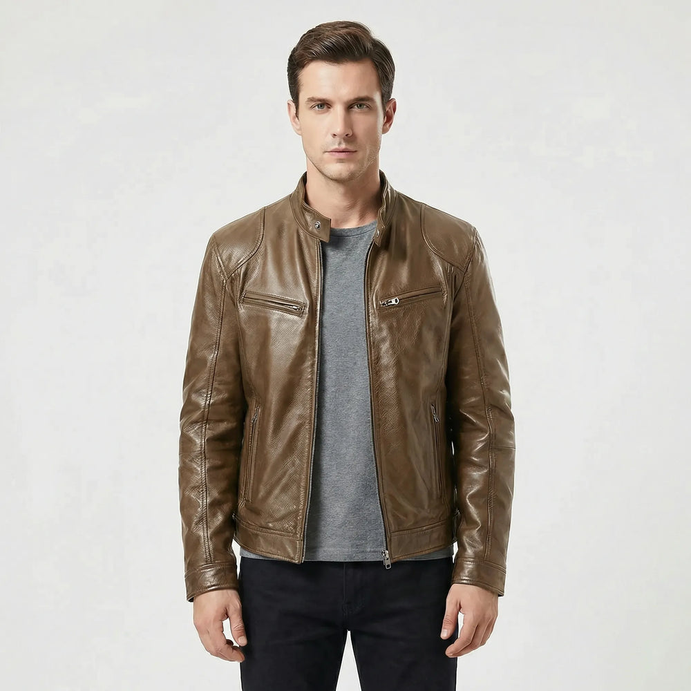 Karl - Timeless Short Coat with Stand-Up Collar