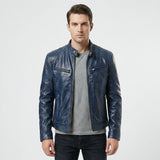 Karl - Timeless Short Coat with Stand-Up Collar