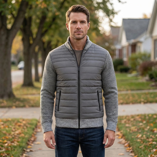 Zip-Up Stand-Collar Men's Jacket - Felipe