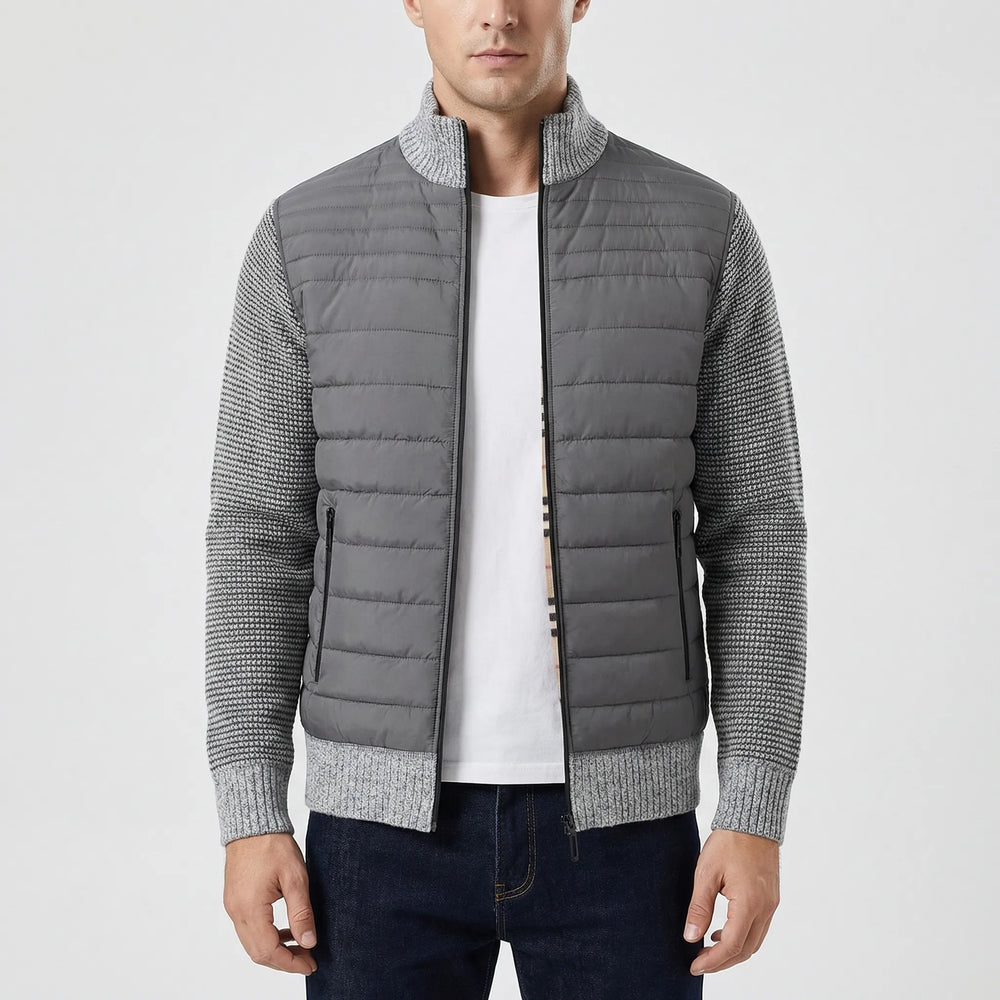 Zip-Up Stand-Collar Men's Jacket - Felipe