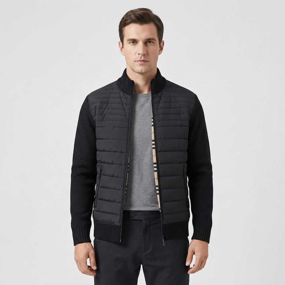 Zip-Up Stand-Collar Men's Jacket - Felipe