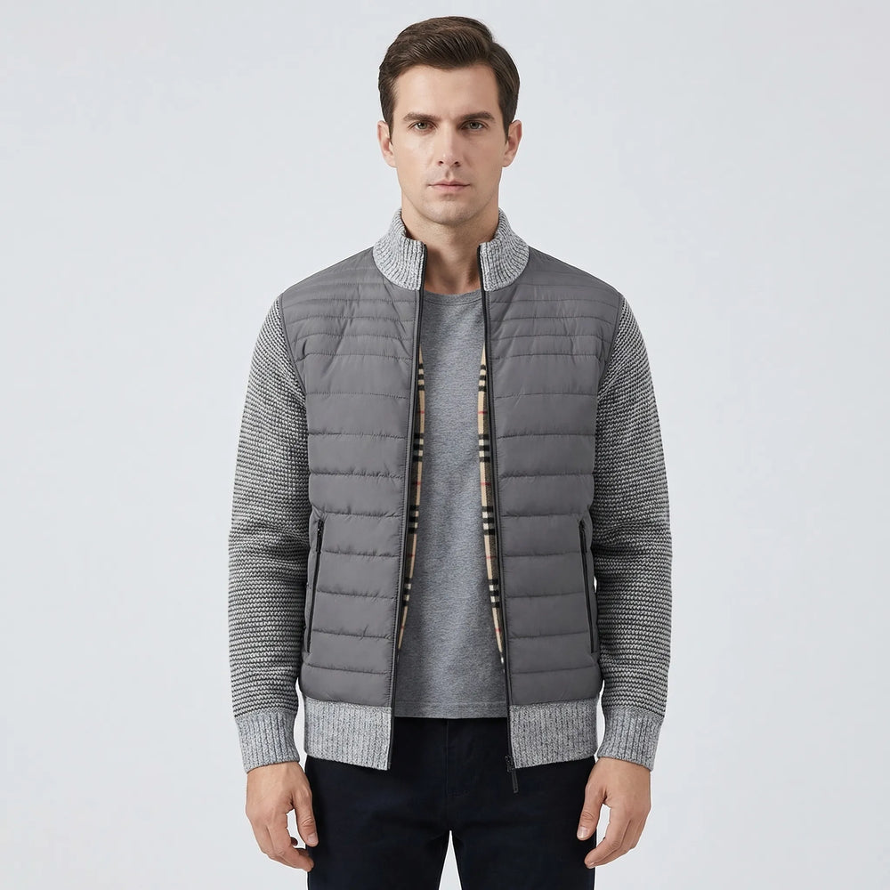 Zip-Up Stand-Collar Men's Jacket - Felipe