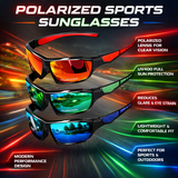 Polarized Sports Sunglasses – UV400 Protection, Unisex & Anti-Glare Lenses