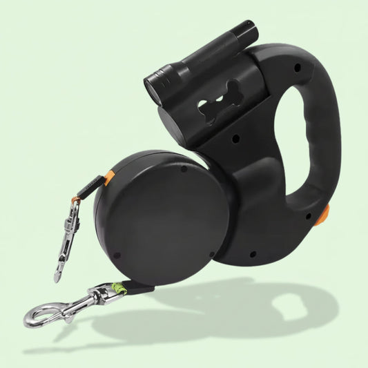 Dog Leash – Dual Retractable Cord Design, Tangle-Free Control & Built for Two Dogs