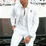 Two – piece slim – fit suit – Francesco