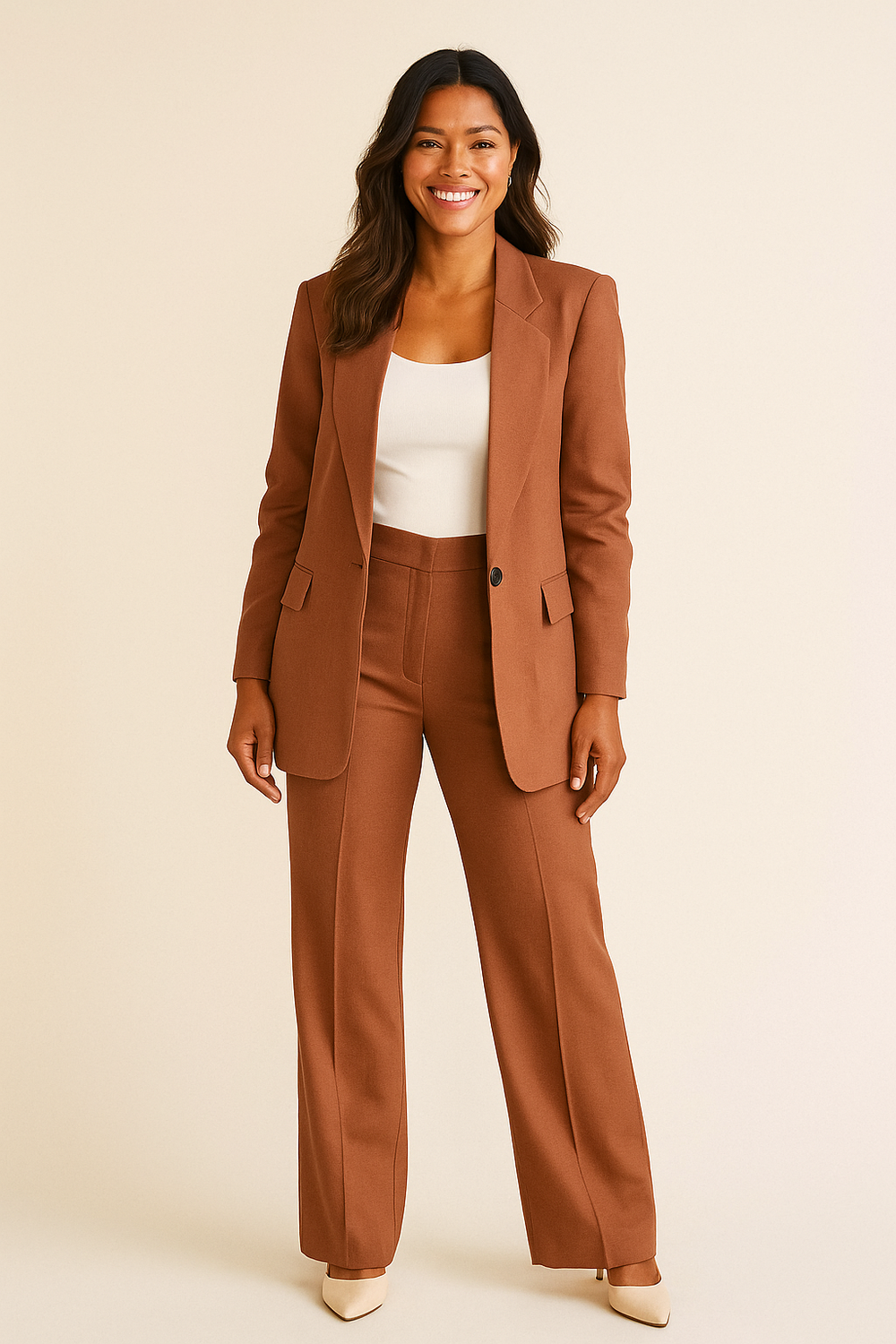 Two-Piece Pantsuit Set – Freya