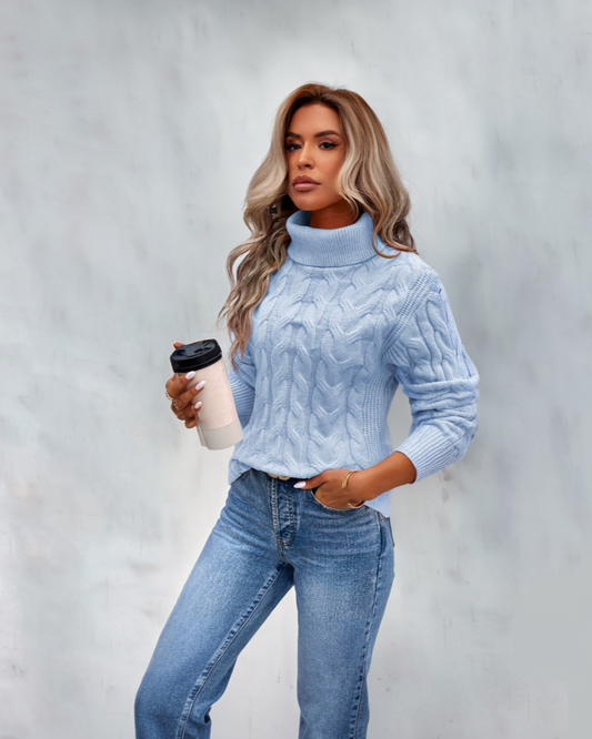 Women's Knit Turtleneck Sweater