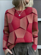 Sanae Trendy Casual Pullover Sweater for Everyday Wear - Stylish & Comfortable Knitwear