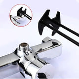Swivel Basin Wrench – 360° Adjustable Head, Metal & 3-7 Bayonet Sizes for Plumbing