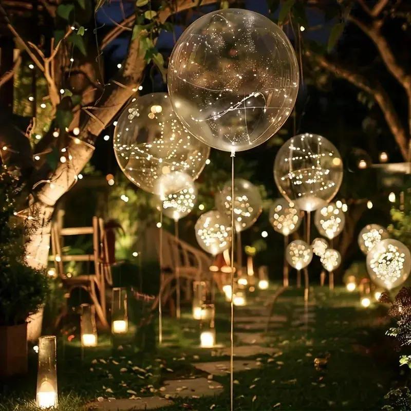 10er LED Ballon Set – Warmweißes Licht, kabellos für jeden Anlass – Perfekt für Feiern, Hochzeiten & Dekoration