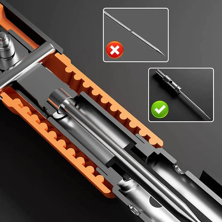 Cordless Nail Gun – 4 Adjustable Power Levels, Under 1kg, With Carrying Case