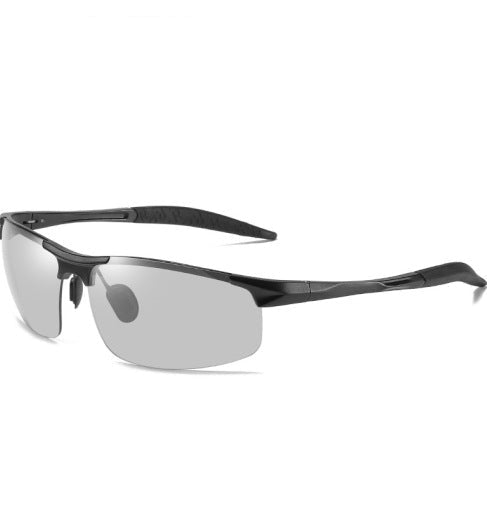 Unisex Photochromic Sunglasses – Polarized UV400 & Aluminum-Magnesium Frame