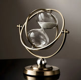 BowLift | GracefulTime Clock – Luxury Hourglass with Elegant Gold Frame & Timeless Design