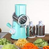 Optimized Product Title: **Rotierender Gemüseschneider mit 3 Edelstahl-Trommeln – Vielseitiger Küchenhelfer für schnelles und einfaches Schneiden, Reiben und Zerkleinern von Gemüse** 

This title includes relevant keywords and phrases that can help improv