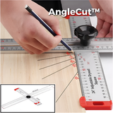 Metal Angle Ruler with Caliper – Precision Angle & Depth Measurement Tool