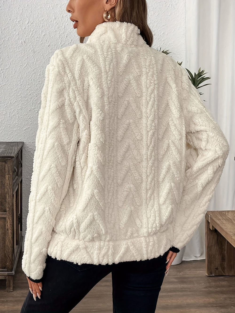 Nancy™ Cozy Fluffy Sweater - Soft & Stylish Pullover for Ultimate Comfort