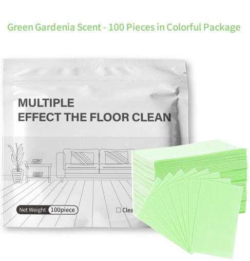 Water-Soluble Floor Cleaning Sheets – 100-Pack, Enzyme Formula, 5 Scents