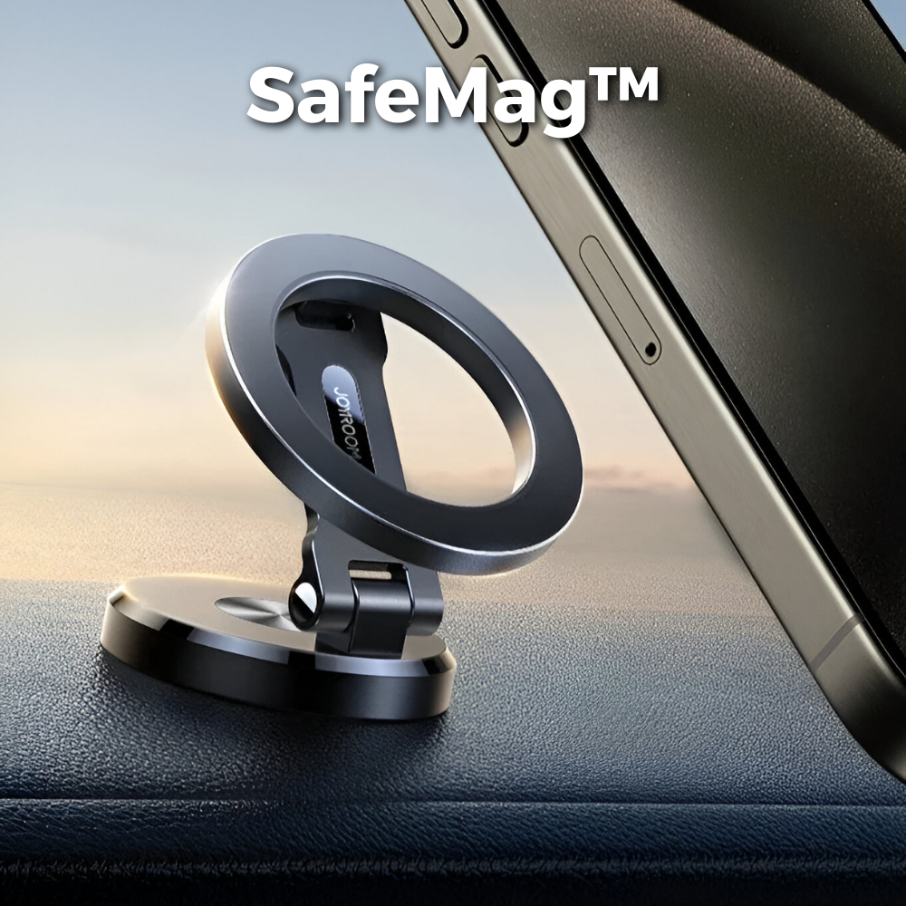 Magnetic Car Phone Mount – 360° Rotation, Foldable, Universal Fit
