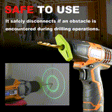 Laser Drill Guide – Universal Fit, Auto-Stop & Straight Hole Alignment