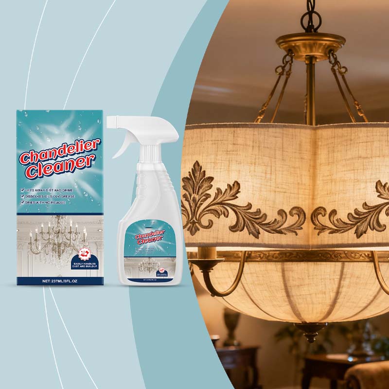 Chandelier Cleaner Spray – 237ml Streak-Free, No-Scrub Formula for Glass & Crystal