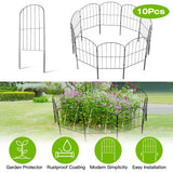 Gartenzaun Edelstahl 10 Paneele flexibel für Beeteinfassung
