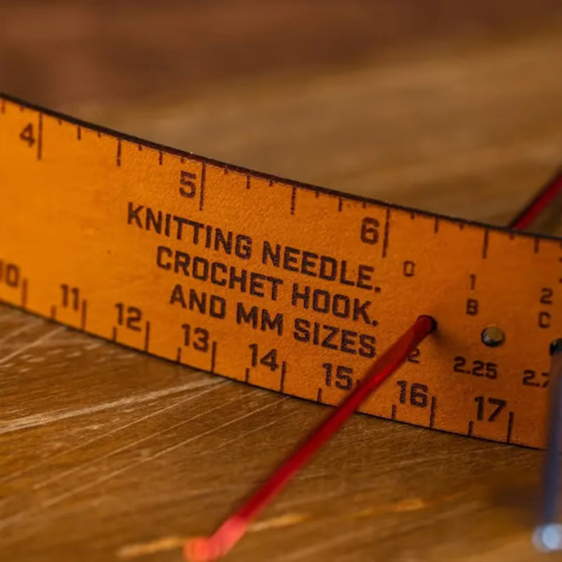 Enhanced Product Title: "7-in-1 Multifunction Leather Measuring Ruler for Crafts - Versatile Tool for Sewing, Quilting, and DIY Projects" 

This title includes relevant keywords that can improve search visibility while clearly describing the product's fea
