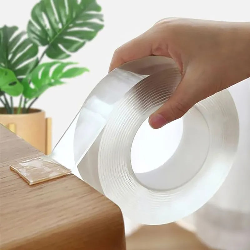 Enhanced Product Title: **Wiederverwendbares doppelseitiges Klebeband – Rückstandsfrei, kristallklar, stark haftend, ideal für Zuhause und Büro** 

This title includes additional keywords that can help improve visibility and attract potential buyers.