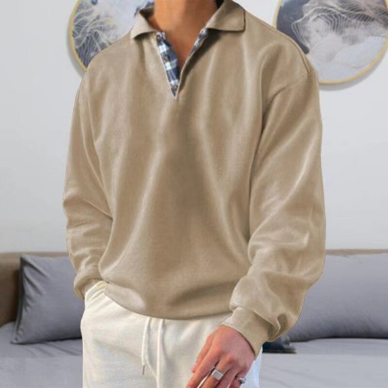 Lightweight Men's Autumn Sweater with Loose Fit – Benedikt