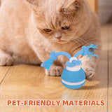 Interactive Cat Ball – LED Lights, Bird Sounds & Auto Obstacle Avoidance