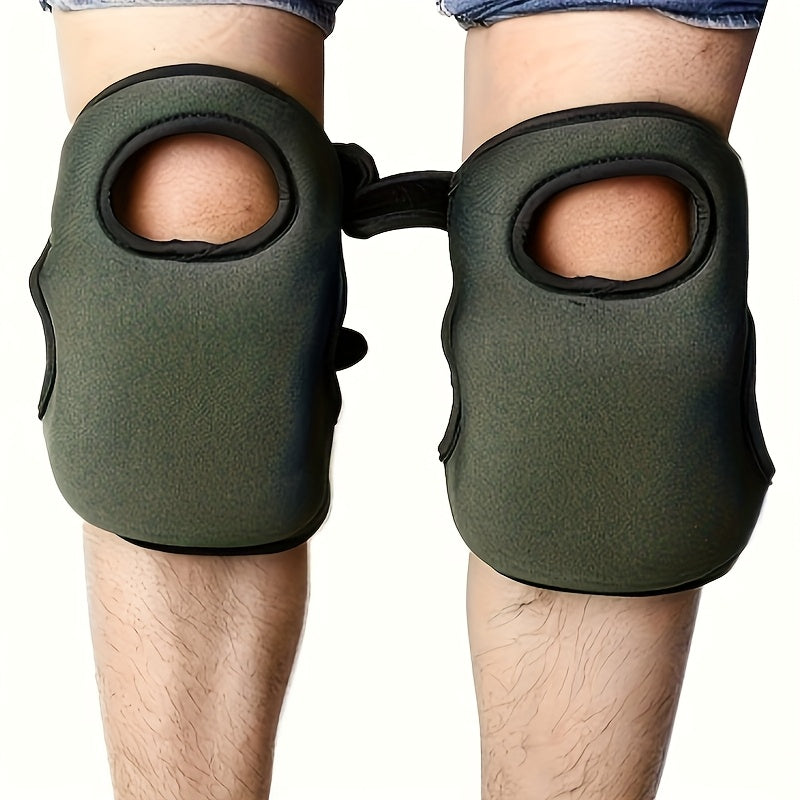 Ergonomic Garden Knee Pads – Shock-Absorbing, Adjustable Straps & Non-Slip