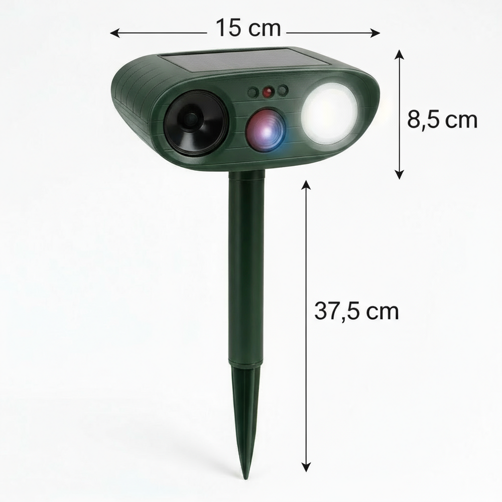 BowLift | Solar-Powered Ultrasonic Deer Repeller - Effective Deer Deterrent for Gardens & Yards in 48 Hours