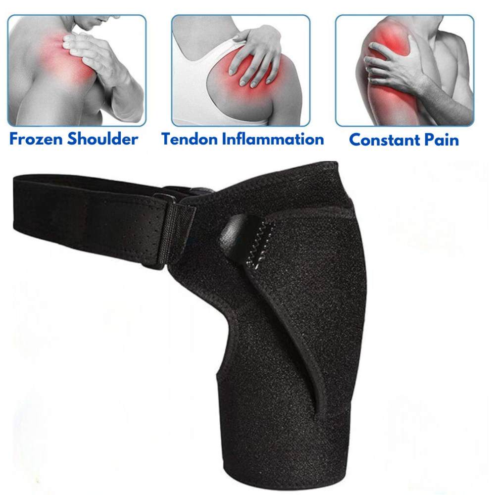 Adjustable Shoulder Brace – Breathable Fabric, One Size & Pain Relief Support